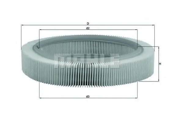 Повітряний фільтр KNECHT MAHLE / KNECHT LX209 (фото 1)