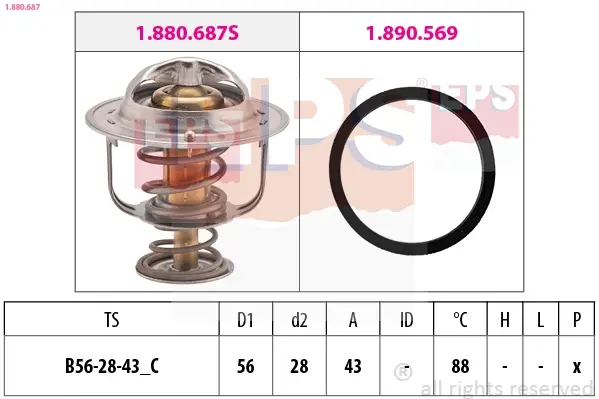 Termostat AVENSIS EPS 1880687 (фото 1)