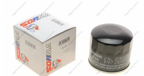 Фильтр масляный Sofima ISUZU/KIA/MITSUBISHI/PORSCHE Piazza/Joice/Lancer/911 "1,2-3,6 "75-09 SOFIMA S4240R