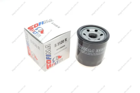 Фільтр оливний Sofima HYUNDAI/KIA I20/Rio "1,0-1,5 "98>> SOFIMA S5120R