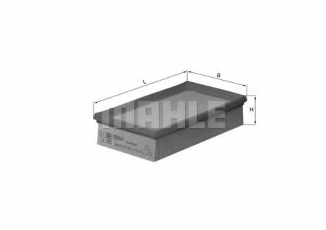 Воздушный фильтр KNECHT MAHLE / KNECHT LX393