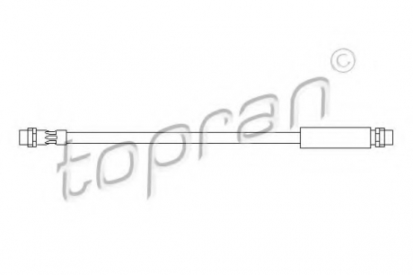 Тормозной шланг TOPRAN TOPRAN / HANS PRIES 108657
