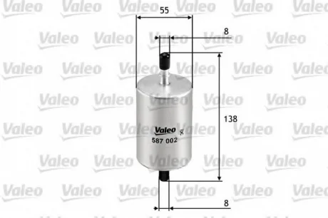 Топливный фильтр Valeo 587002