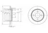Тормозной диск DELPHI Delphi BG3054 (фото 1)