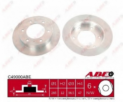 Тормозной диск ABE C49000ABE