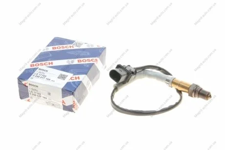 Лямбда-зонд (кількість дротів 5, 550мм) AUDI Q3 GEELY BOYUE HYUNDAI IX35, VELOSTER KIA SPORTAGE III SEAT ALHAMBRA VW SHARAN, TIGUAN, TOUAREG 1.6-3.0H 09.07- BOSCH 0258017169