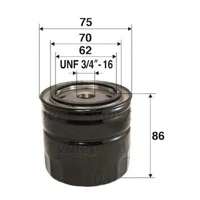 Масляный фильтр VALEO Valeo 586023 (фото 1)