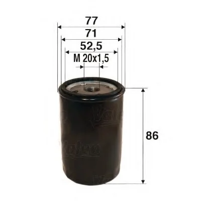 Масляный фильтр VALEO Valeo 586027 (фото 1)
