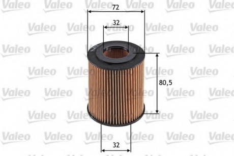 Масляный фильтр Valeo 586551