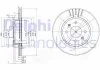 Комплект тормозных дисков (2 шт) передних лев/прав HYUNDAI GETZ 1.1-1.6 09.02-12.10 Delphi BG3934 (фото 1)