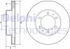Комплект тормозных дисков (2 шт) передних лев/прав TOYOTA 4 RUNNER IV, FJ CRUISER, FORTUNER, HILUX VII, HILUX VIII, TACOMA 2.4D-4.7 08.02- Delphi BG4557 (фото 1)