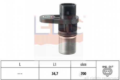 Датчик положення коленвала Opel Astra G, Signum, Vectra B/C, Zafira 2.2 16V 09.00- EPS 1953292