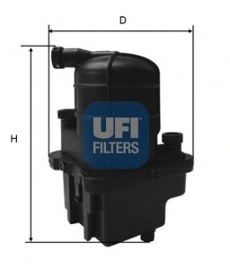 Топливный фильтр UFI 2408700 (фото 1)