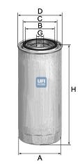 Топливный фильтр UFI 2432300