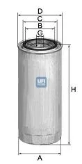 Фільтр паливний UFI 2432300