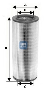 Воздушный фильтр UFI 2752400 (фото 1)