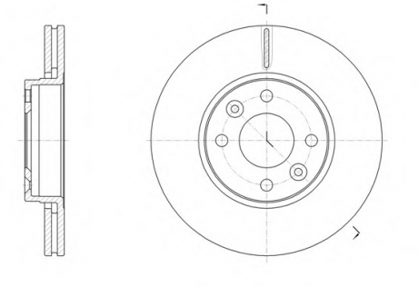 Тормозной диск REMSA 6147410