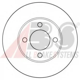Гальмівний диск перед. Audi 100/80 (83-91) A.B.S. 15745