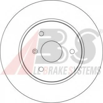 Тормозной диск перед. Smart Fortwo-07, City-Coupe-04, Roadster-05 (280х38) A.B.S. 17161