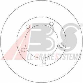 Тормозной диск A.B.S. A.B.S. 17189 (фото 1)