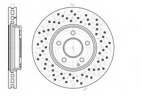 Тормозной диск REMSA 694310 (фото 1)