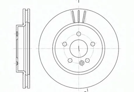 Диск гальмівний (вир-во) REMSA 678210