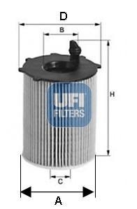 Масляный фильтр UFI 2514100 (фото 1)