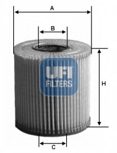 Масляный фильтр UFI 2515100 (фото 1)