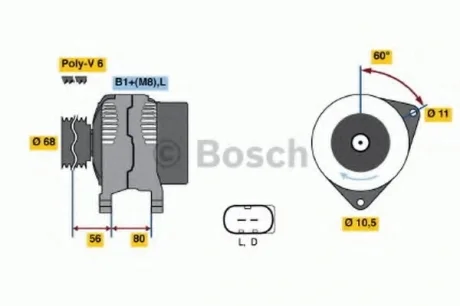 Генератор BOSCH 0124320001 (фото 1)