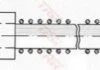 Тормозной шланг TRW PHB449 (фото 1)