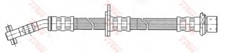 Тормозной шланг TRW PHD406 (фото 1)