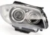 Фара прав (D1S, электрический, с мотором, цвет поворота: прозрачная) BMW 1 E81, E87, 1 E82, E88 03.07-12.13 Valeo 044284 (фото 1)