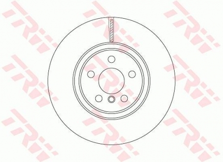 Тормозной диск TRW DF6749S
