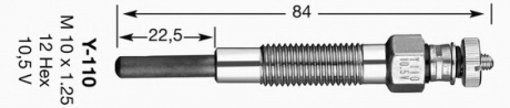 Свеча накаливания NGK 6825