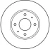 Диск тормозной передний лев/прав VOLVO S40 I, S40 II, V40 MITSUBISHI CARISMA 1.3-2.0D 05.95-12.10 TRW DF4054 (фото 2)