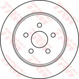 Диск гальмівний задн лів/прав CHRYSLER CIRRUS, LE BARON, NEON, NEON II, PT CRUISER, SEBRING, STRATUS DODGE AVENGER, NEON II, STRATUS PLYMOUTH NEON II, SUNDANCE 1.6-2.7ALK 09.86- TRW DF4533