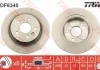 Диск тормозной задний лев/прав CHEVROLET AVEO, CRUZE, TRAX OPEL ASTRA J, ASTRA J GTC, MOKKA / MOKKA X 1.3D-2.0D 05.09- TRW DF6340 (фото 1)