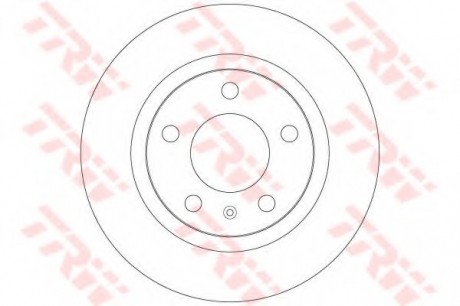 Тормозной диск TRW DF6339 (фото 1)
