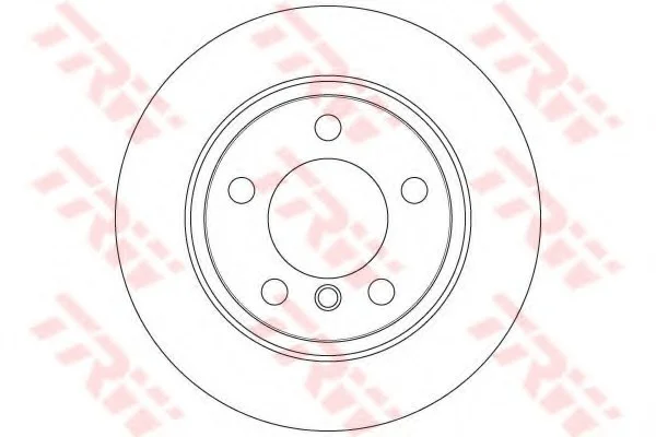 Диск гальмівний (1 шт.).) MINI Countryman(R60)/Paceman(R61) "R D=280mm "10-16 TRW DF6353 (фото 1)