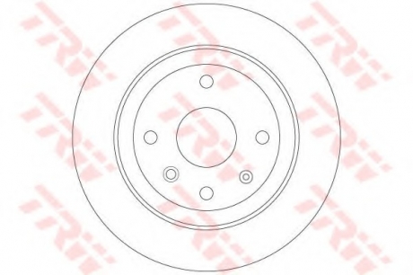 Тормозной диск TRW DF6360 (фото 1)