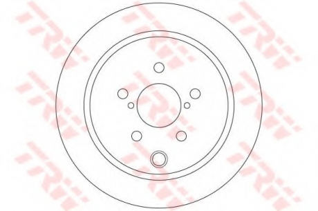 Тормозной диск TRW DF6503