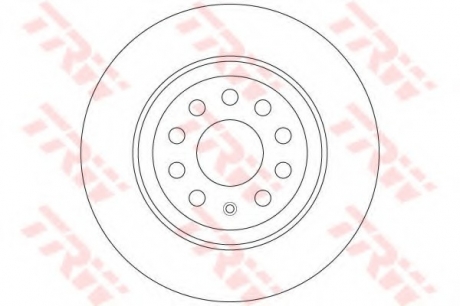 Тормозной диск TRW DF6504