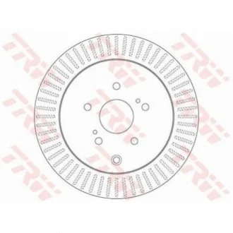 Диск гальмівний (1 шт.).) SUZUKI Grand Vitara Grand "R D=308mm "05-16 TRW DF6351