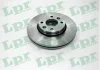 Диск тормозной передний (кратно 2) MB Citan (12-)/ Renault Clio (IV,V), Kangoo (08-), Logan (13-) (D=258mm) LPR R1058V (фото 1)