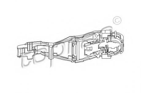 Ручка двери TOPRAN TOPRAN / HANS PRIES 111185