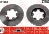 Диск тормозной передний лев/прав FORD MAVERICK NISSAN NAVARA, PATHFINDER I, PATHFINDER II, PICK UP, TERRANO I, TERRANO II 2.4-3.3 01.86- TRW DF1965 (фото 1)