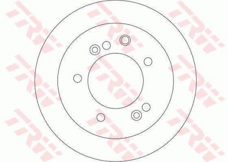Тормозной диск TRW DF4394
