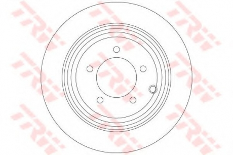 Тормозной диск TRW DF6326 (фото 1)