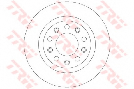 Тормозной диск TRW DF8070 (фото 1)