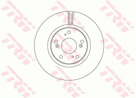 Тормозной диск TRW DF6689 (фото 1)